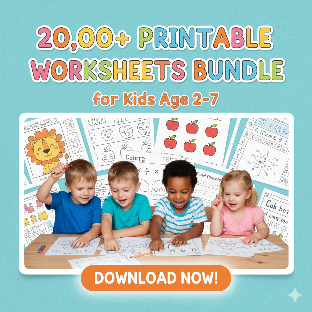 20,000+ Printable Worksheets Bundle