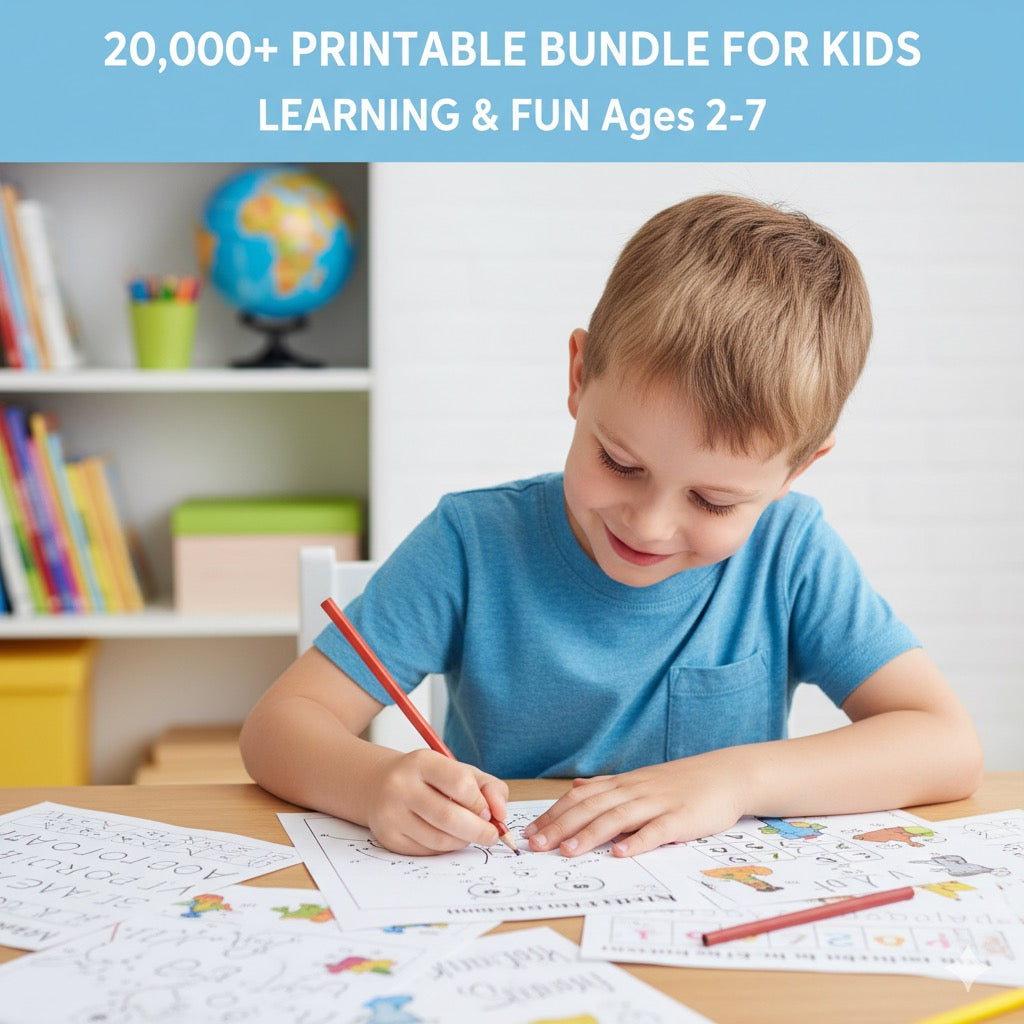 20,000+ Printable Worksheets Bundle