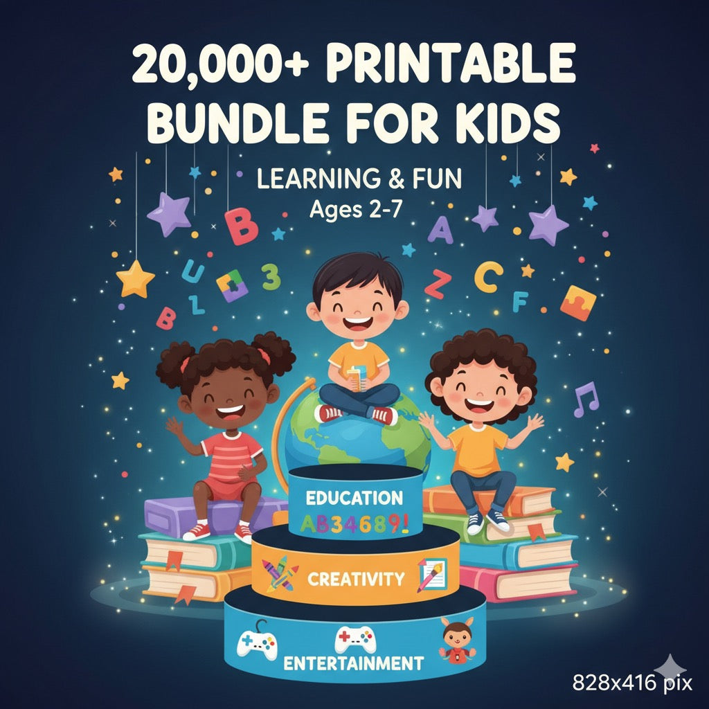 20,000+ Printable Worksheets Bundle