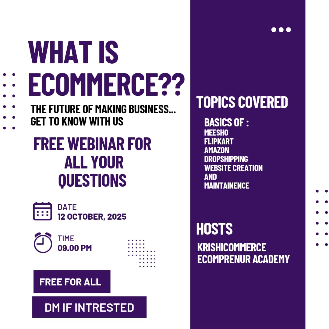 e-commerce free webinar